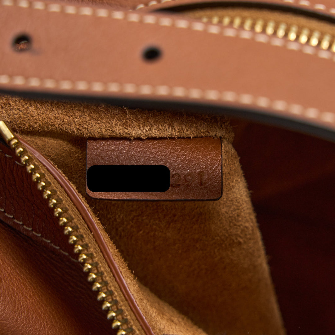 Celine Medium Romy Bag in Supple Calfskin Tan