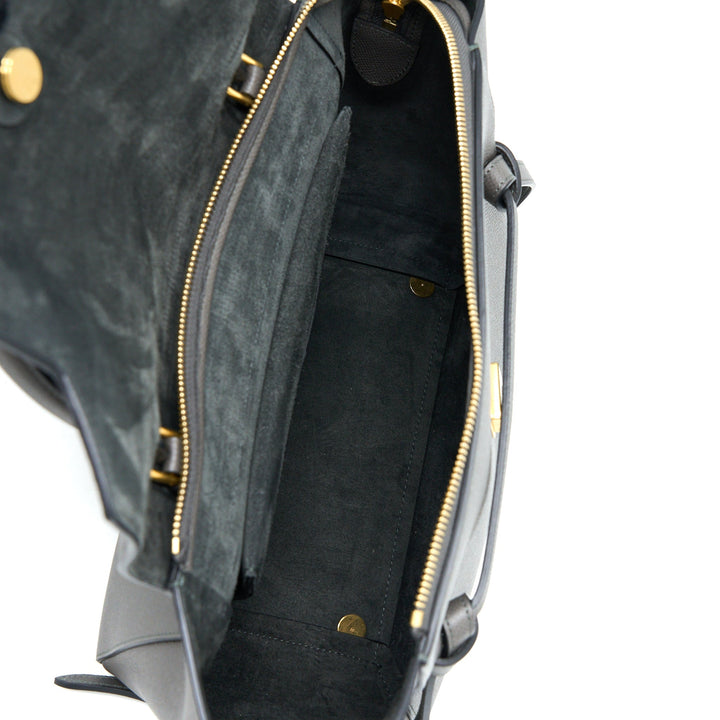 Celine Mini Belt Bag Grained Calfskin Grey