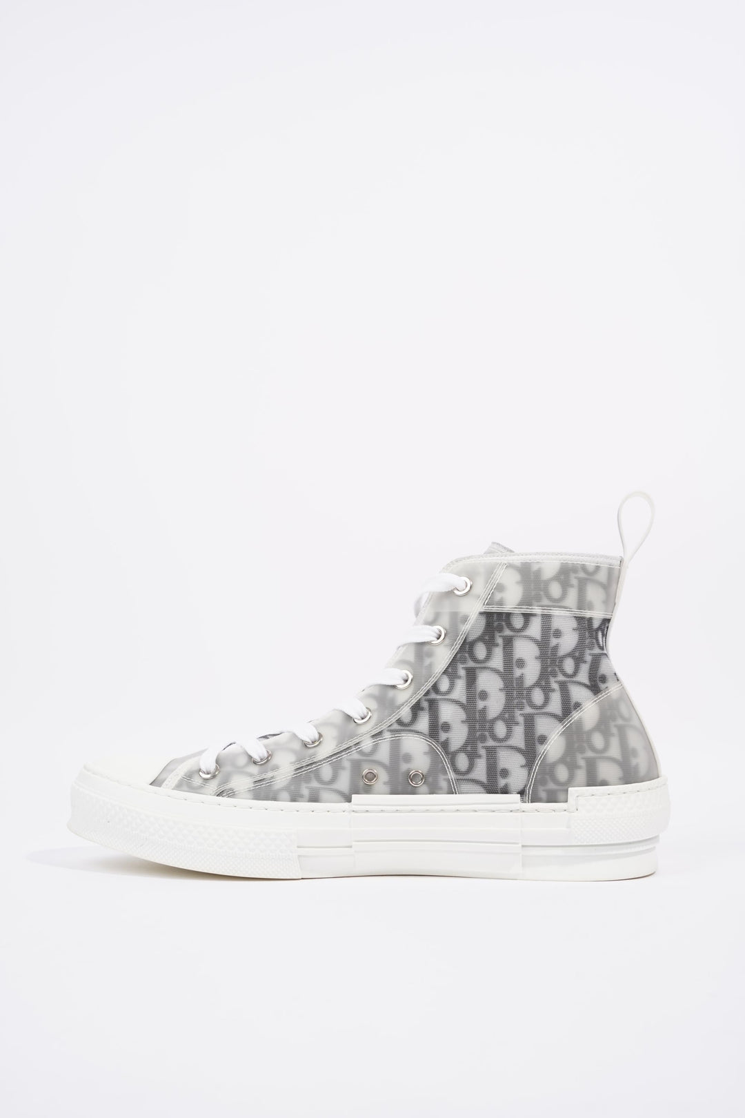 Christian Dior Womens B23 High Top Oblique Black / White EU 42 / UK 9
