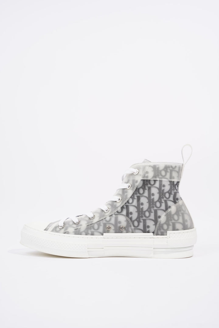 Christian Dior Womens B23 High Top Oblique Black / White EU 42 / UK 9