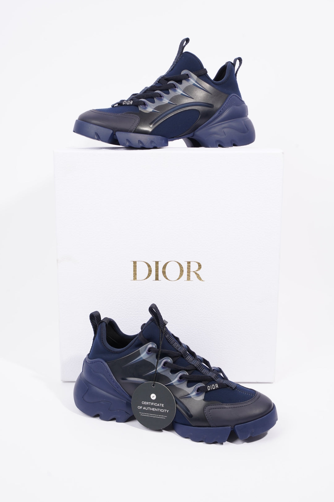 Christian Dior Womens D-Connect Navy EU 37 / UK 4