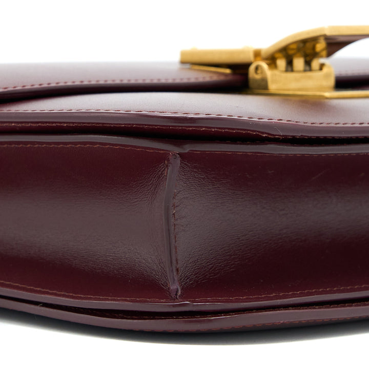 Celine Classic Medium Box Calfskin Burgundy