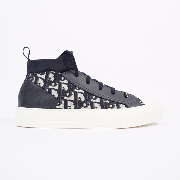 Christian Dior Womens Walk n' Dior High Top Navy / White EU 40 / UK 7