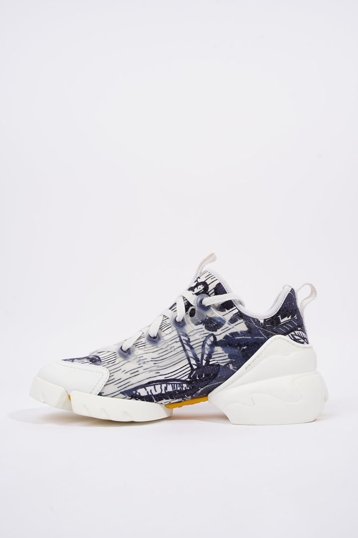 Christian Dior Womens D-Connect White / Blue EU 36.5 / UK 3.5