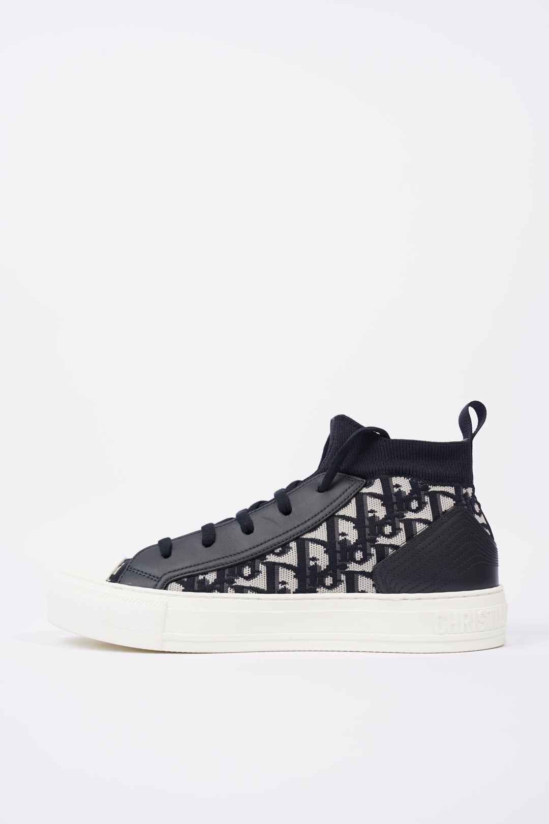 Christian Dior Womens Walk n' Dior High Top Navy / White EU 40 / UK 7