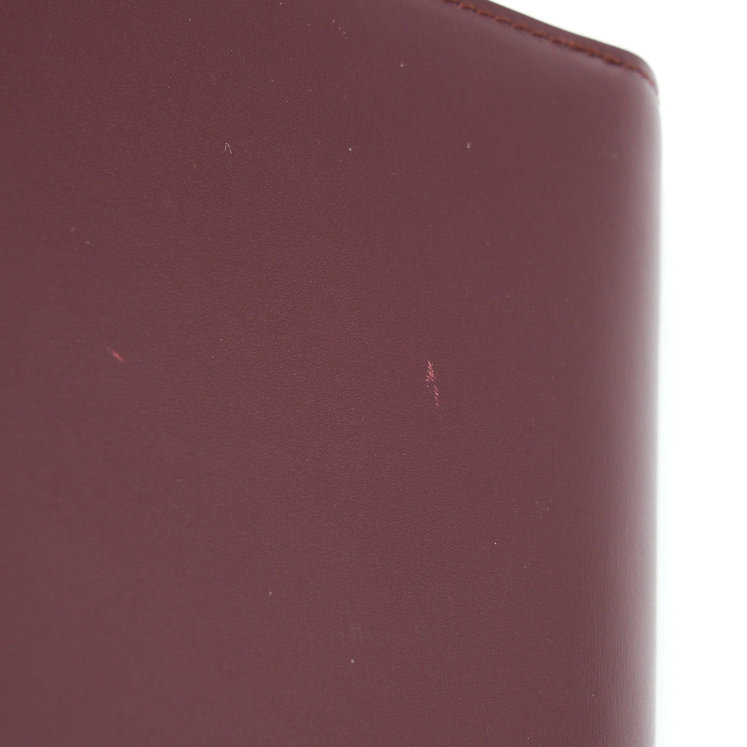 Celine Classic Medium Box Calfskin Burgundy