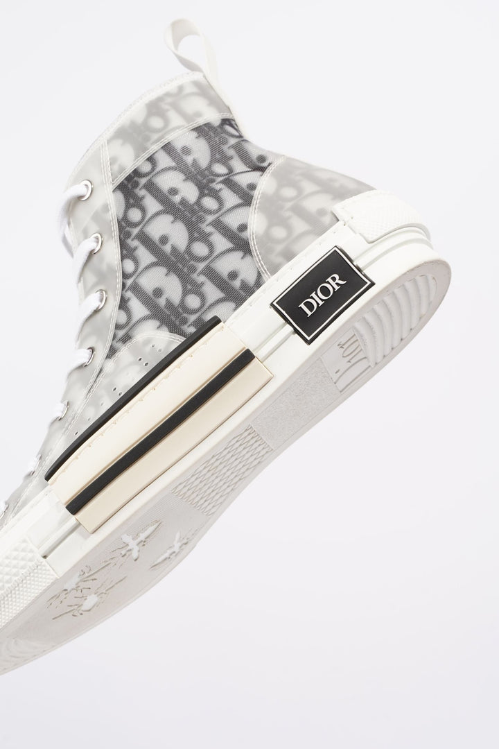 Christian Dior Womens B23 High Top Oblique Black / White EU 42 / UK 9