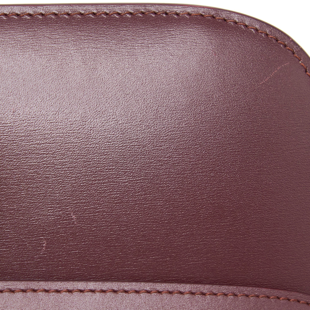Celine Classic Medium Box Calfskin Burgundy