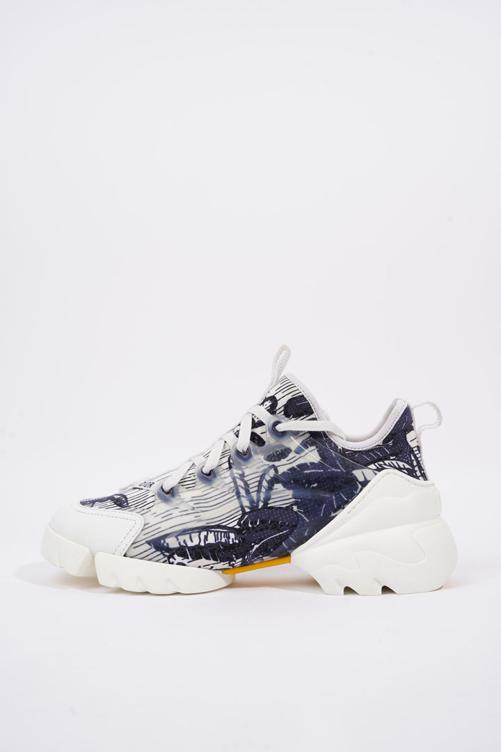Christian Dior Womens D-Connect White / Blue EU 36.5 / UK 3.5