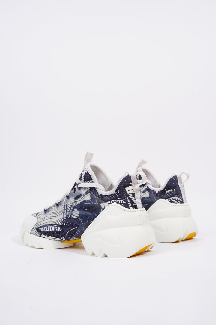 Christian Dior Womens D-Connect White / Blue EU 36.5 / UK 3.5