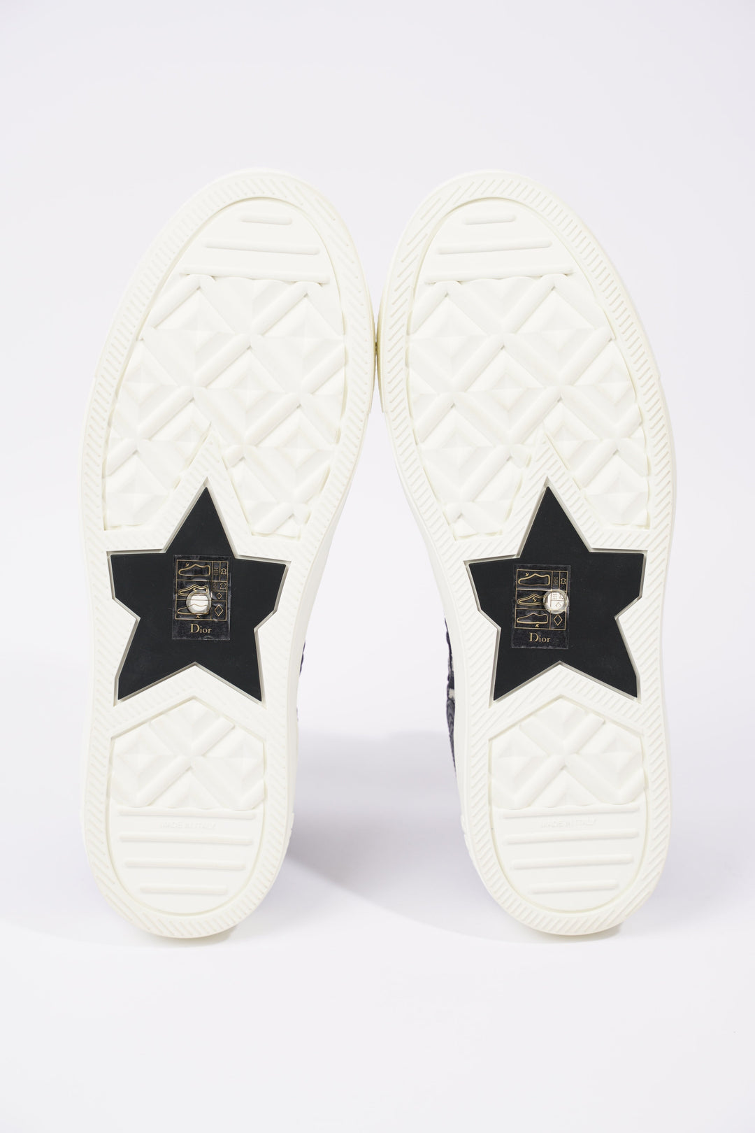Christian Dior Womens Walk n' Dior High Top Navy / White EU 40 / UK 7