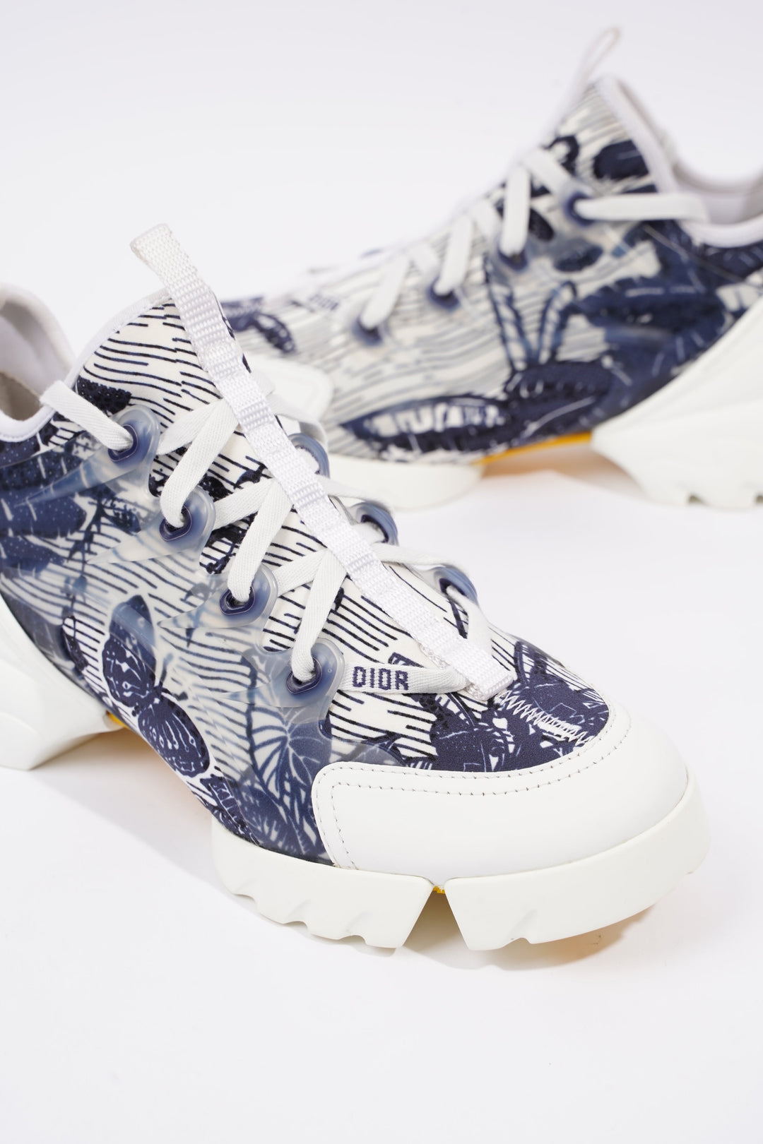 Christian Dior Womens D-Connect White / Blue EU 36.5 / UK 3.5