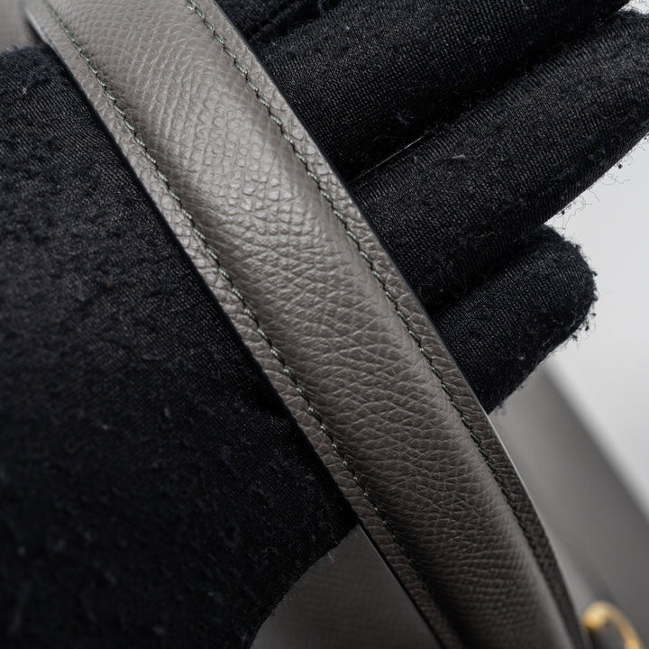 Celine Mini Belt Bag Grained Calfskin Dark Grey