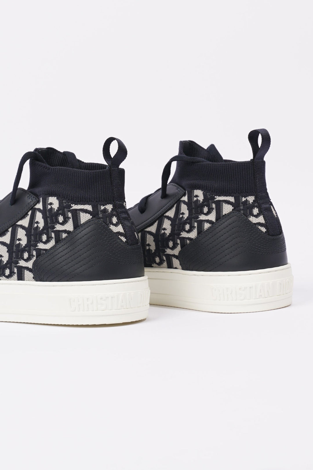Christian Dior Womens Walk n' Dior High Top Navy / White EU 40 / UK 7