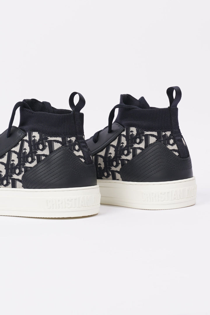 Christian Dior Womens Walk n' Dior High Top Navy / White EU 40 / UK 7
