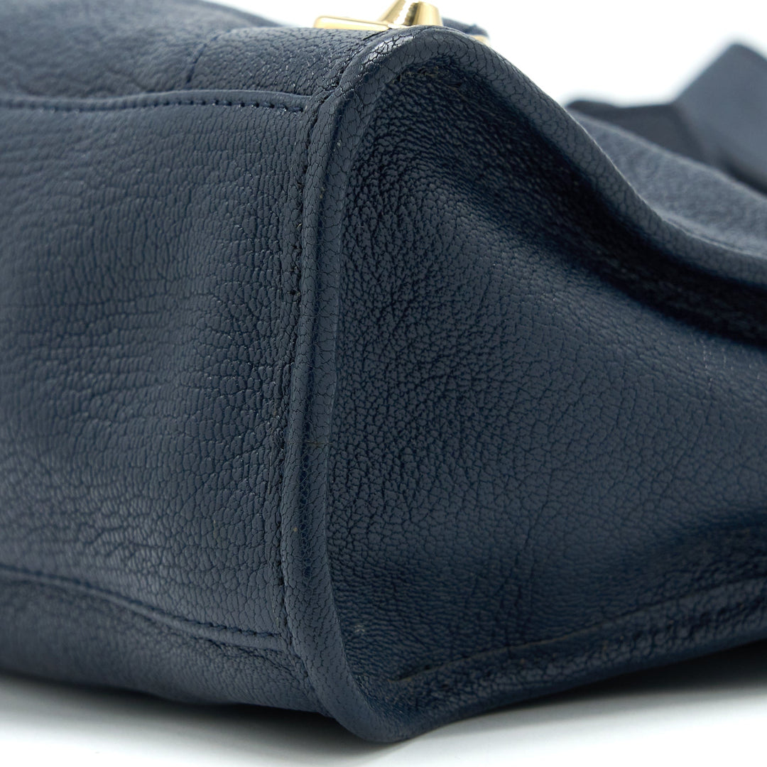 Top Quality Balenciaga Mini City Bag Navy GHW