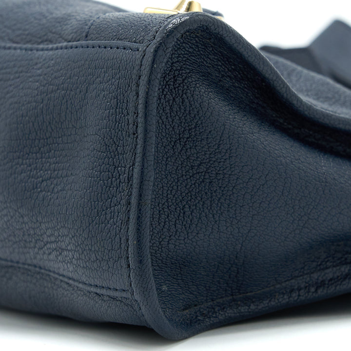 Top Quality Balenciaga Mini City Bag Navy GHW