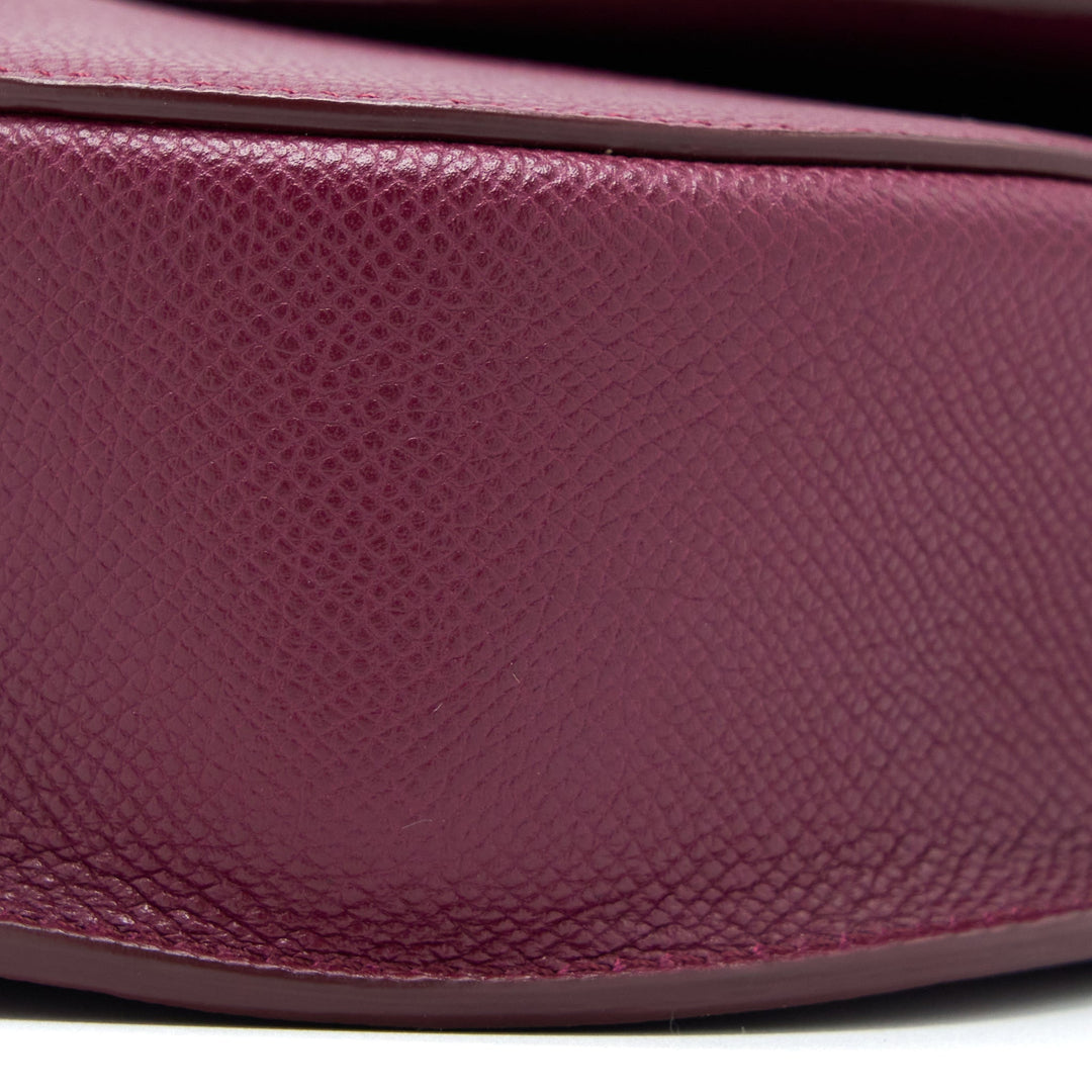 Celine Compact Trotteur Crossbody Shoulder Bag Dark Purple