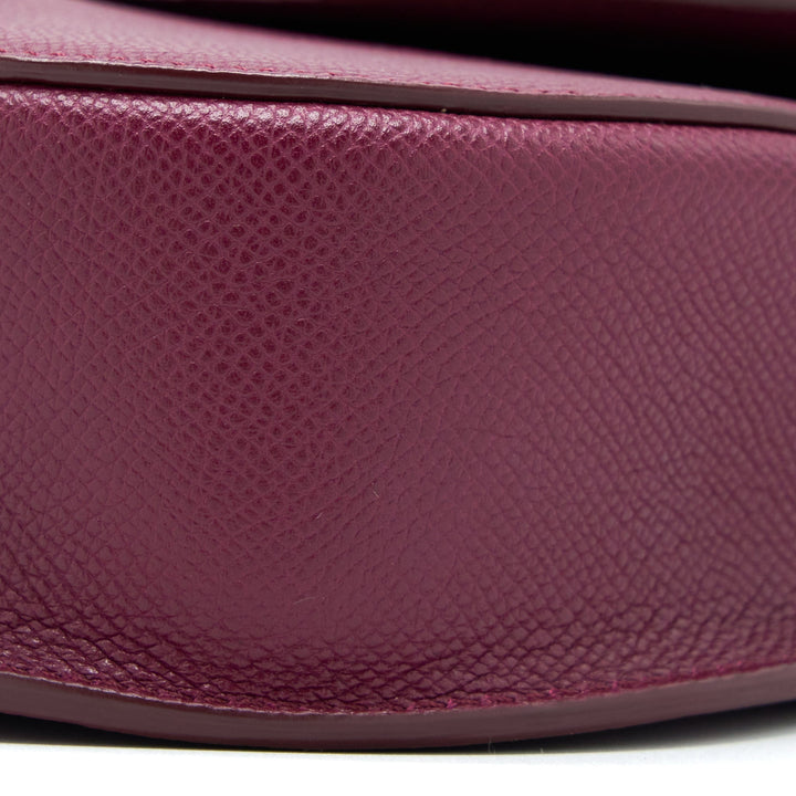 Celine Compact Trotteur Crossbody Shoulder Bag Dark Purple