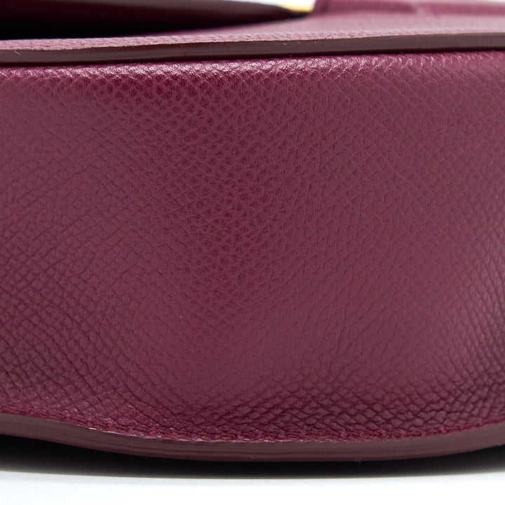 Celine Compact Trotteur Crossbody Shoulder Bag Dark Purple
