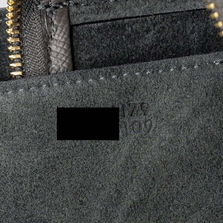 Celine Mini Belt Bag Grained Calfskin Dark Grey