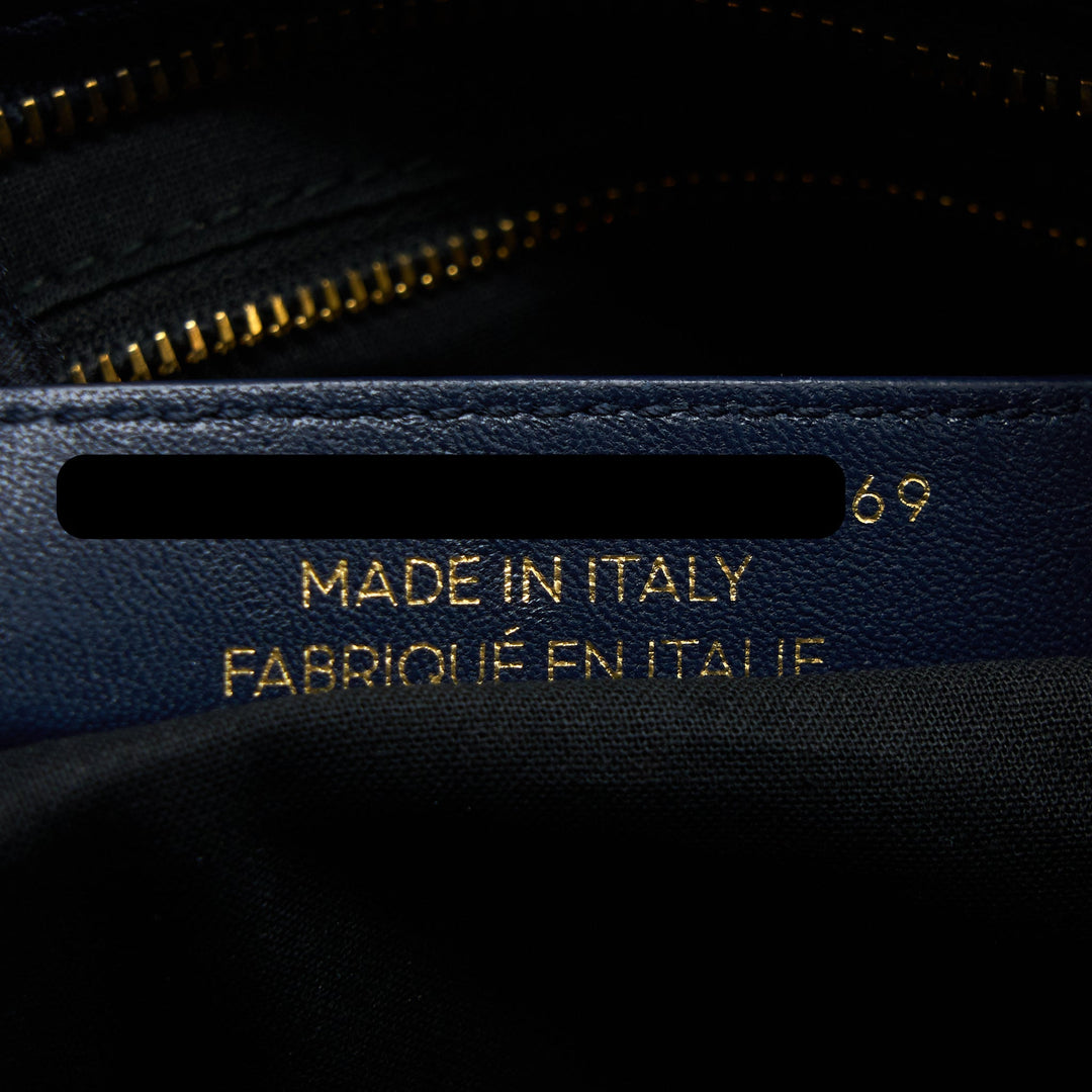 Top Quality Balenciaga Mini City Bag Navy GHW