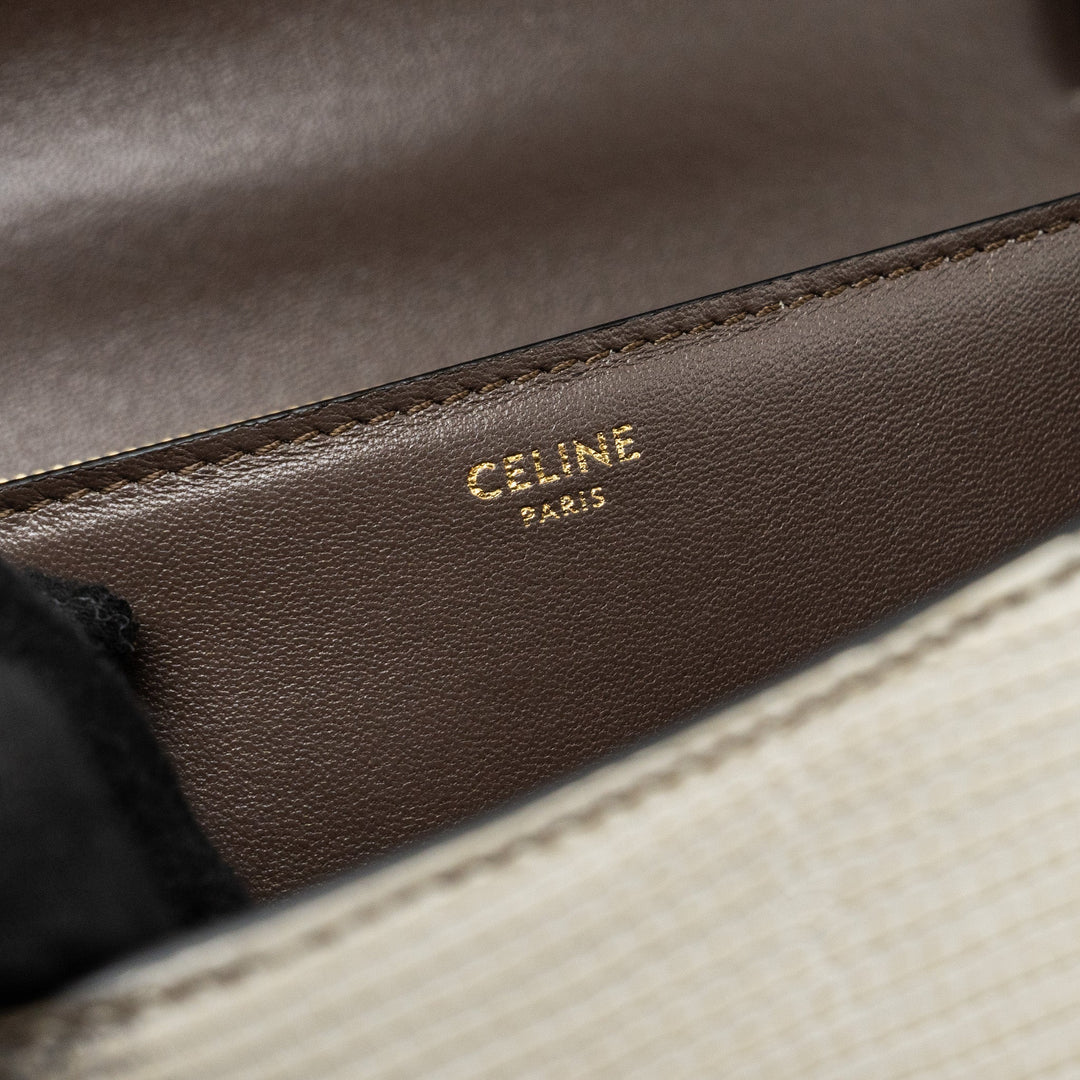 Celine Medium Box Lizard Natural