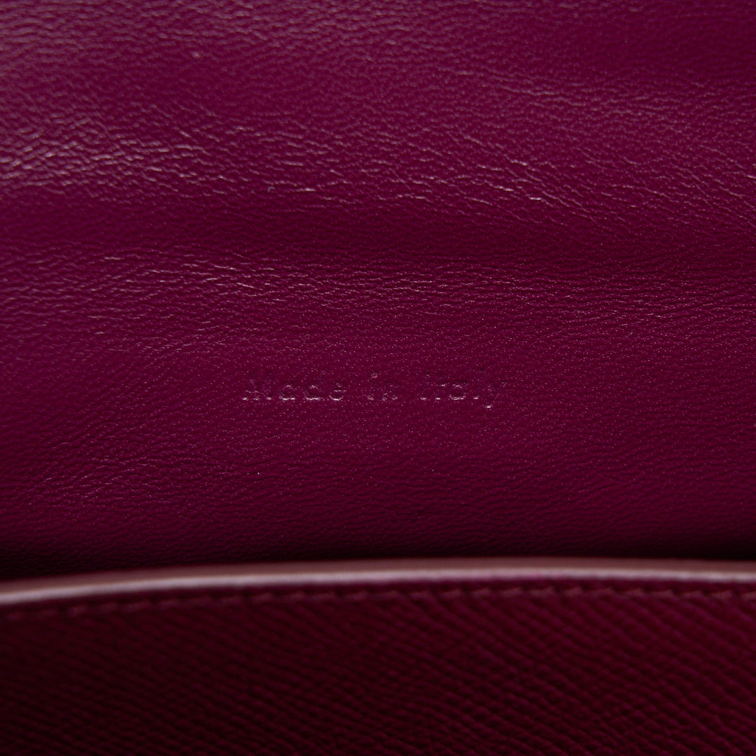 Celine Compact Trotteur Crossbody Shoulder Bag Dark Purple