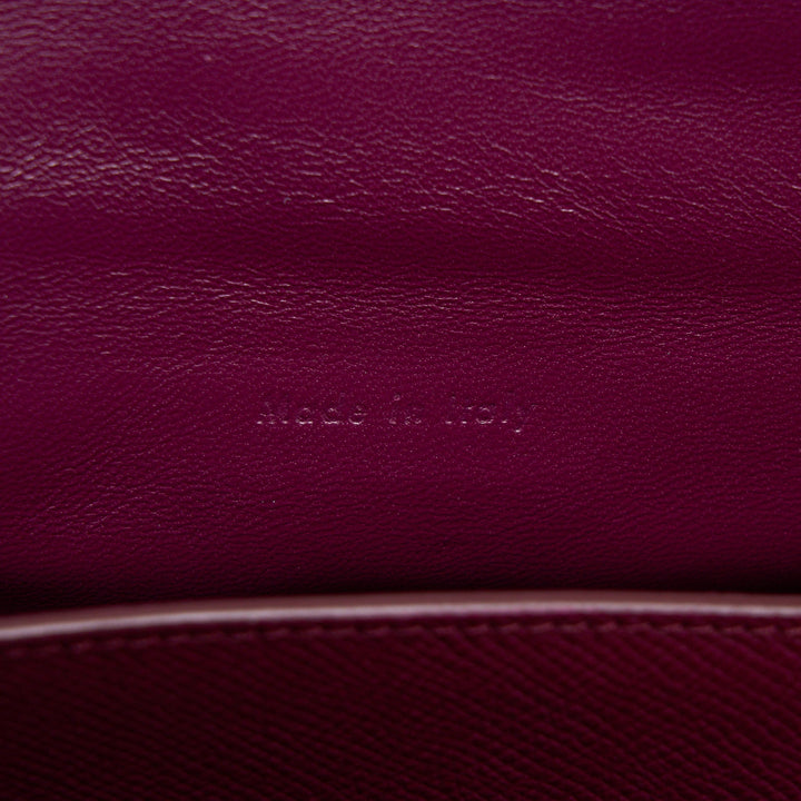 Celine Compact Trotteur Crossbody Shoulder Bag Dark Purple