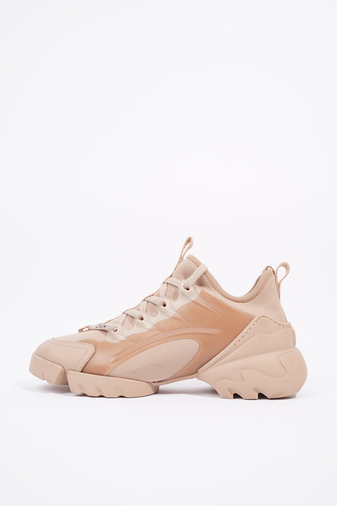 Christian Dior Womens D Connect Sneaker Nude Technical Fabric EU 35 / UK 2