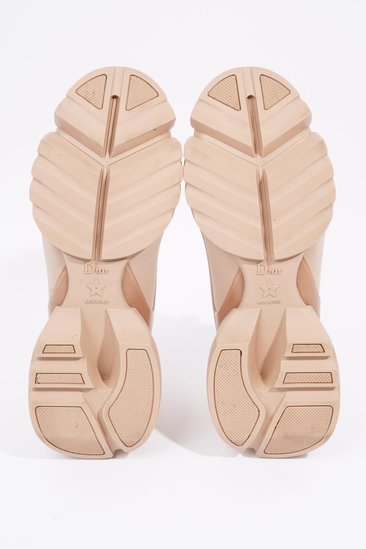 Christian Dior Womens D Connect Sneaker Nude Technical Fabric EU 35 / UK 2