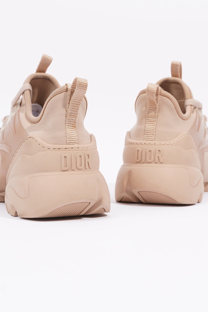 Christian Dior Womens D Connect Sneaker Nude Technical Fabric EU 35 / UK 2