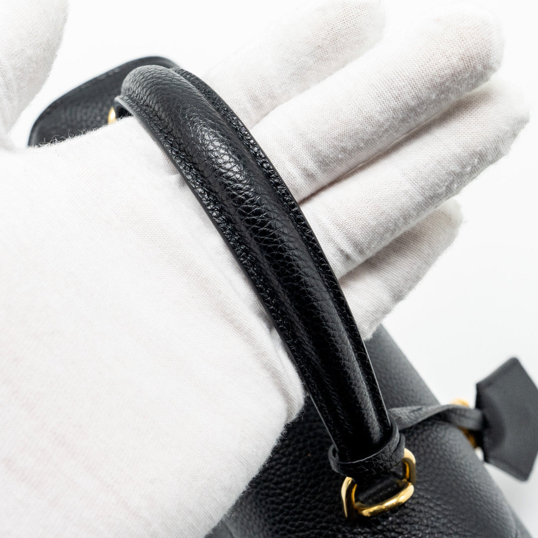 Top Quality Celine Small 16 Bag Grained Calfskin Black