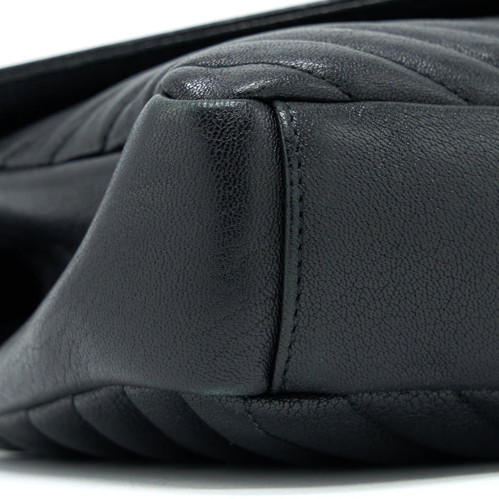 Saint Laurent/YSL Quilted Medium College Bag Lambskin Black Ruthenium Hardware