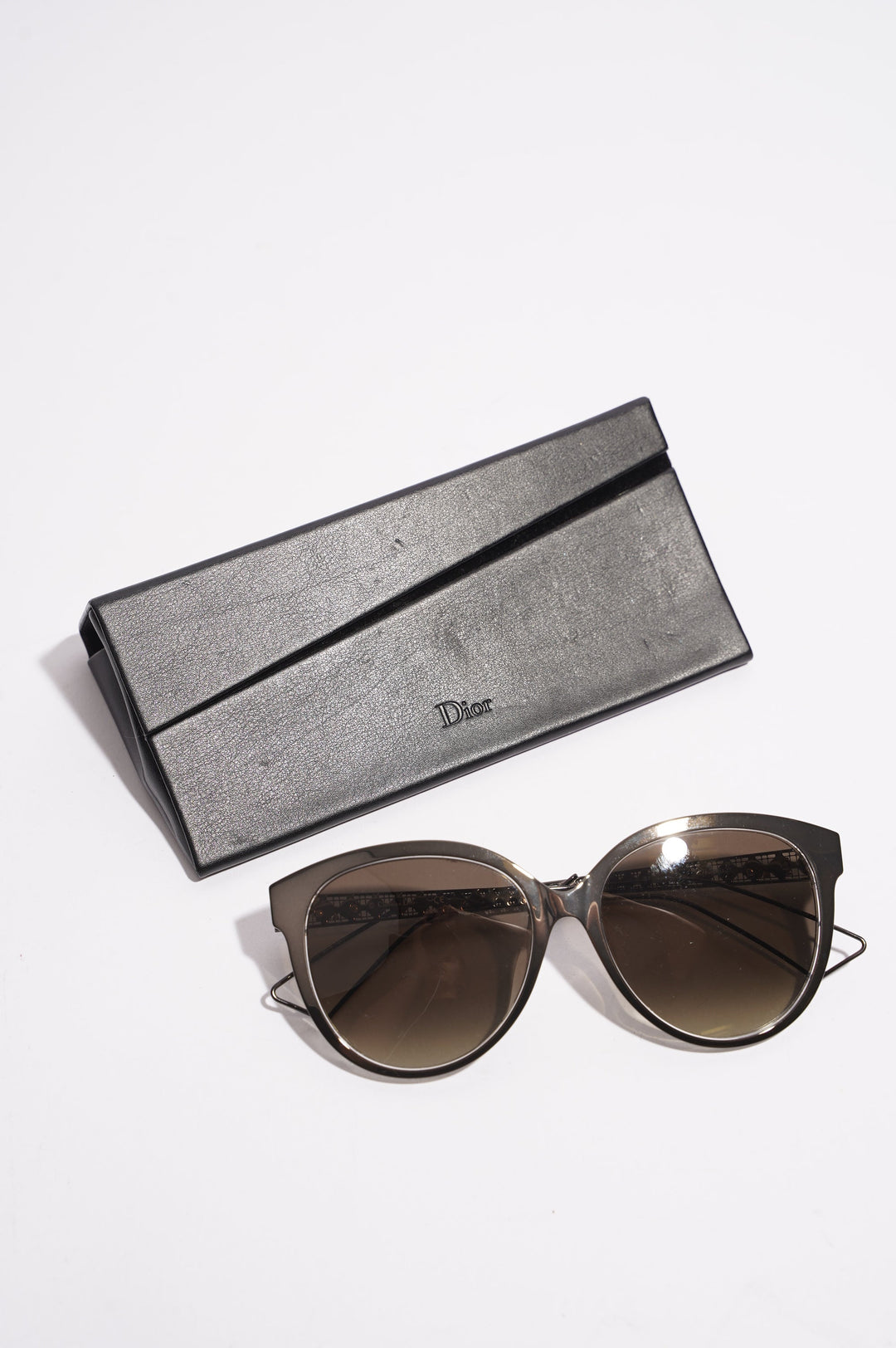 Christian Dior Womens Diorama 2 Sunglasses Grey / Metal 145