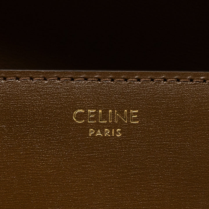 Top Quality Celine Teen Box Calfskin Camel