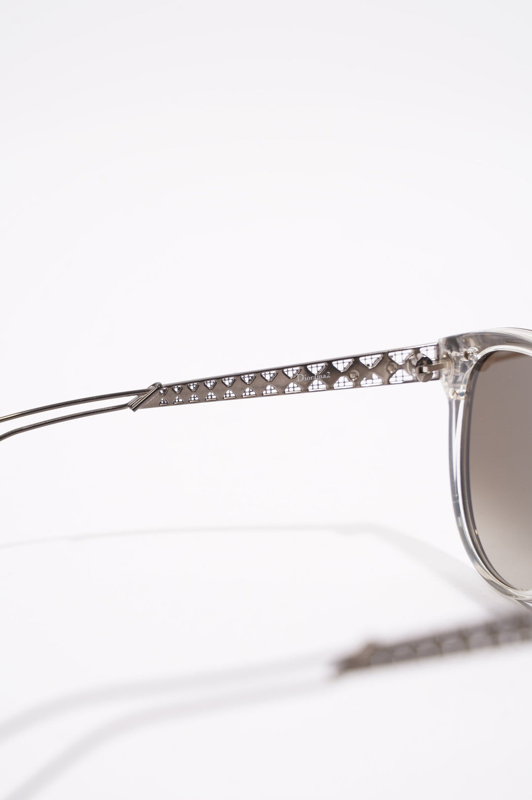 Christian Dior Womens Diorama 2 Sunglasses Grey / Metal 145