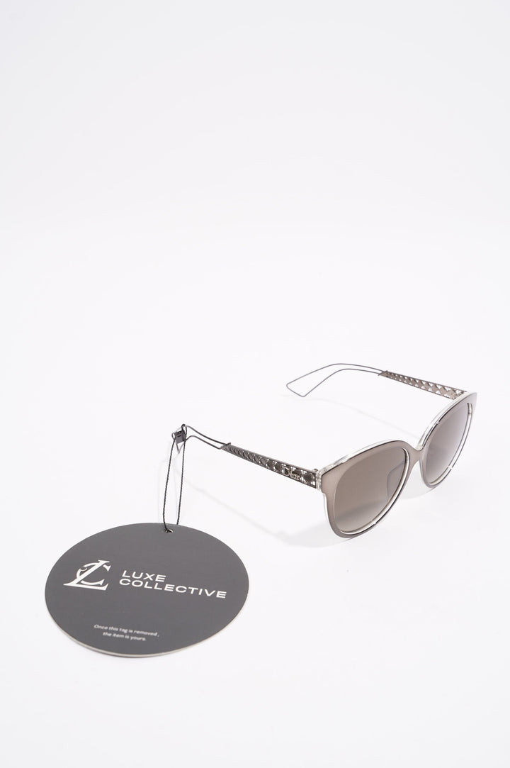 Christian Dior Womens Diorama 2 Sunglasses Grey / Metal 145