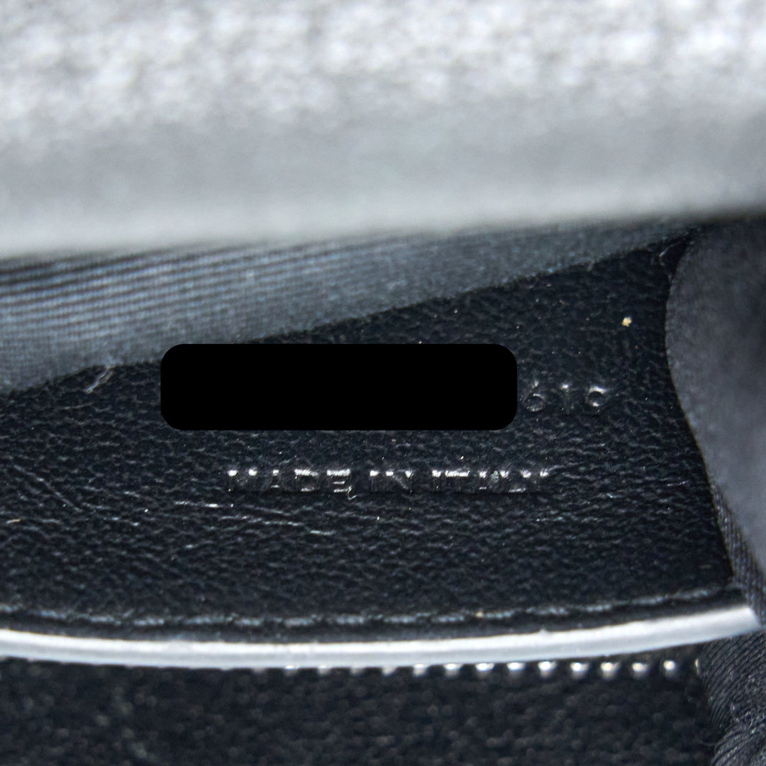 Saint Laurent/YSL Quilted Medium College Bag Lambskin Black Ruthenium Hardware
