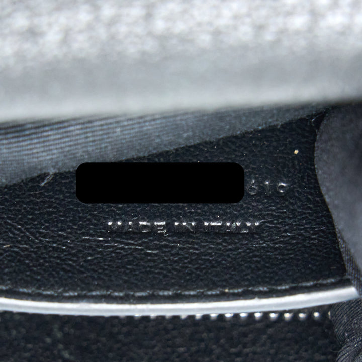 Saint Laurent/YSL Quilted Medium College Bag Lambskin Black Ruthenium Hardware