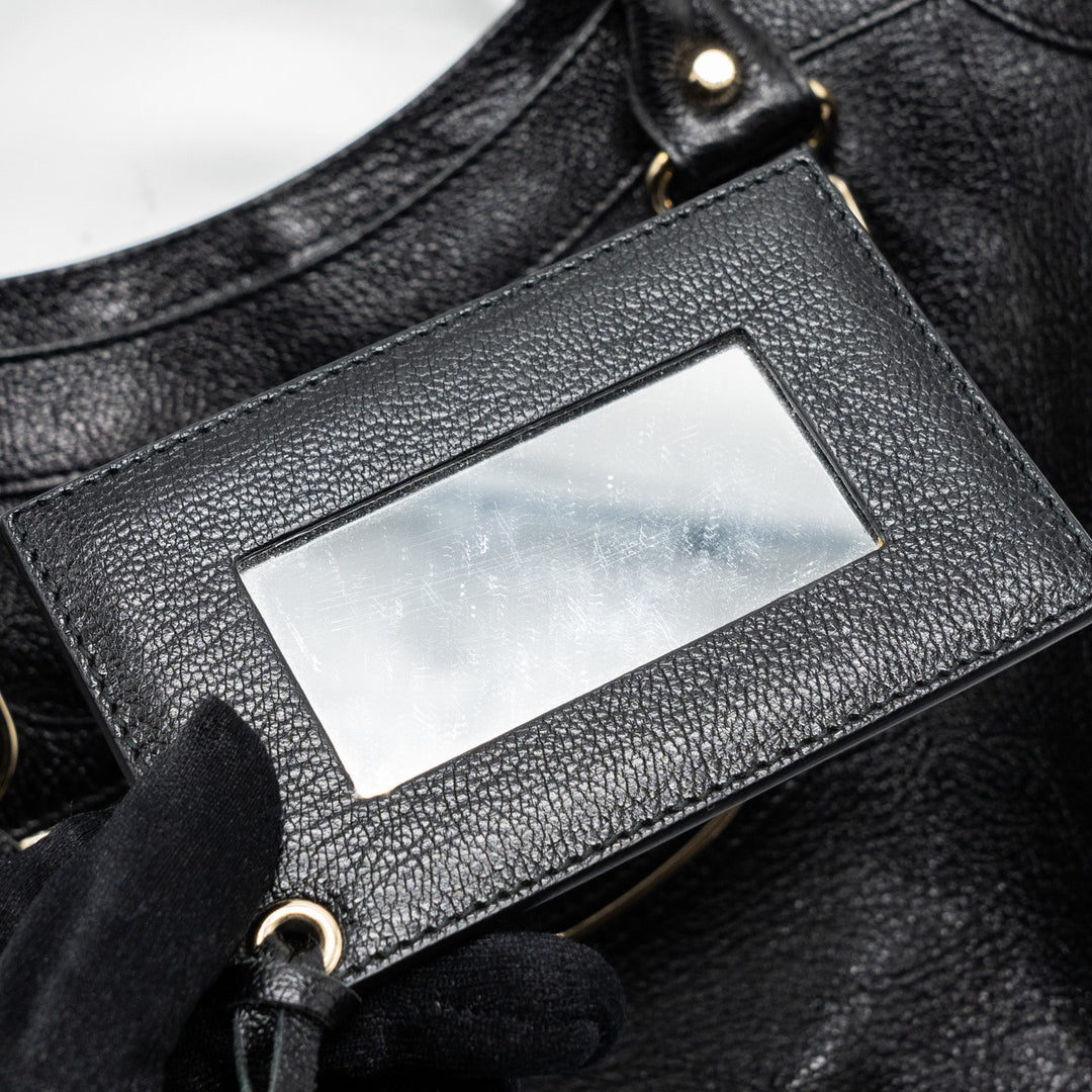 Top Quality Balenciaga classic city bag black GHW