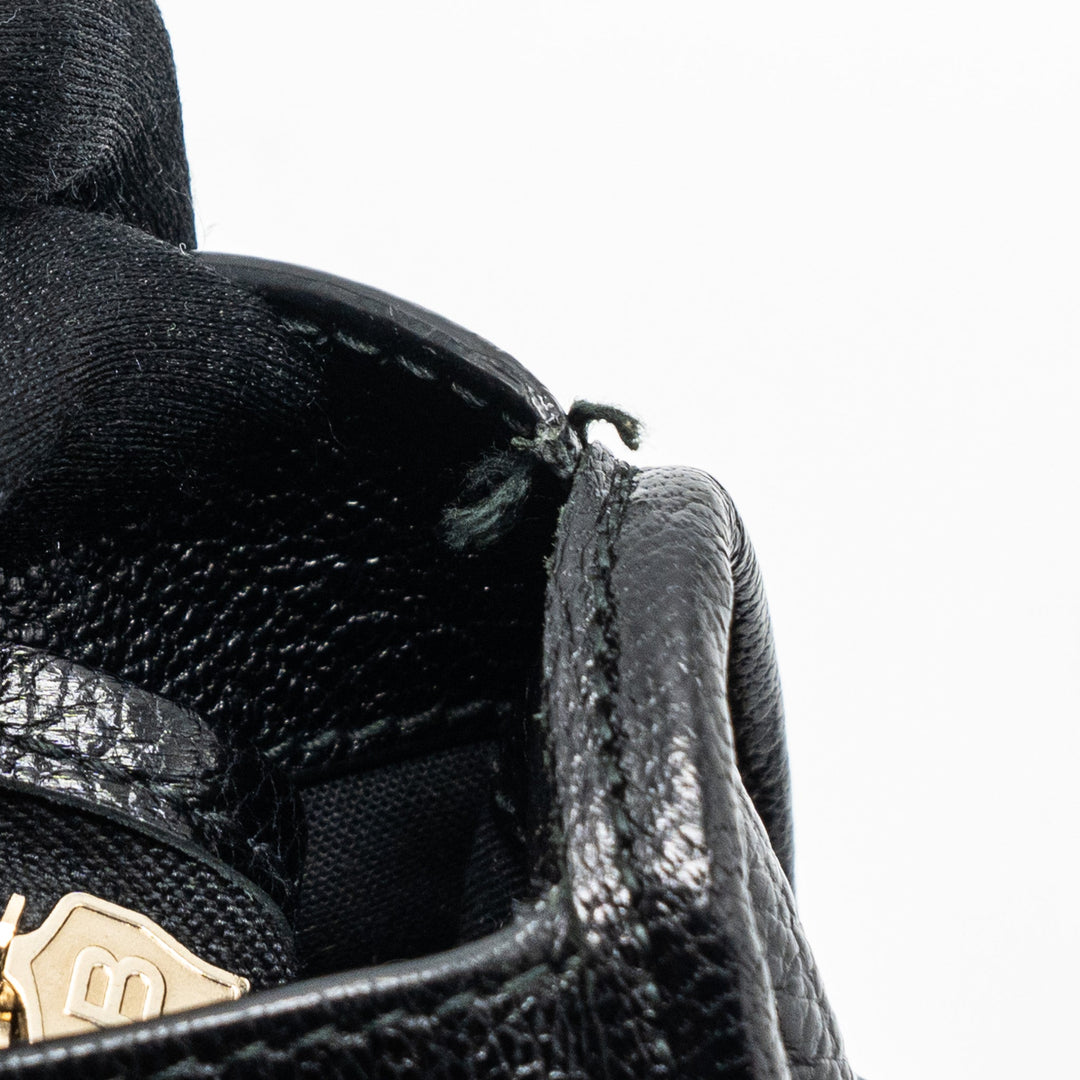 Top Quality Balenciaga classic city bag black GHW