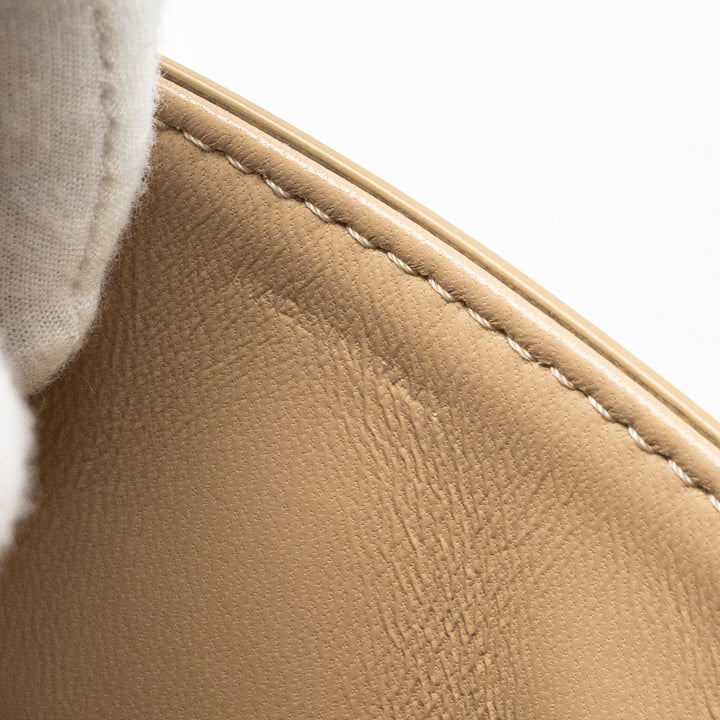 Top Quality Celine Teen Triomphe Bag Calfskin Light Beige
