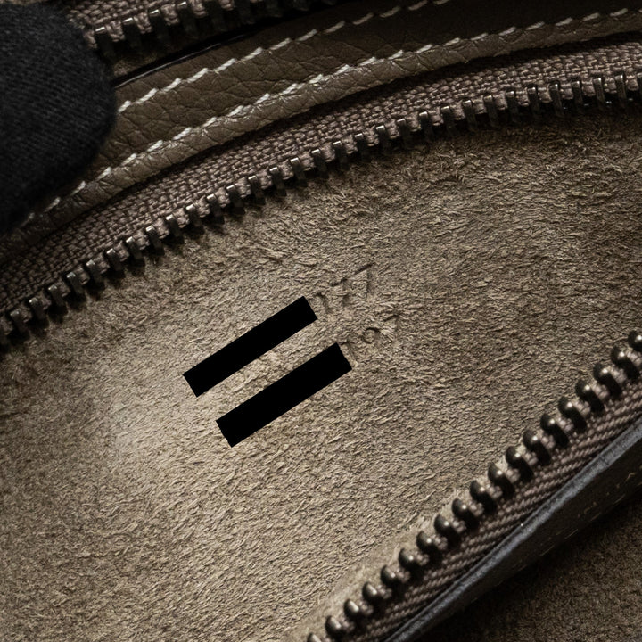 Celine Micro Luggage Bag Calfskin Grey