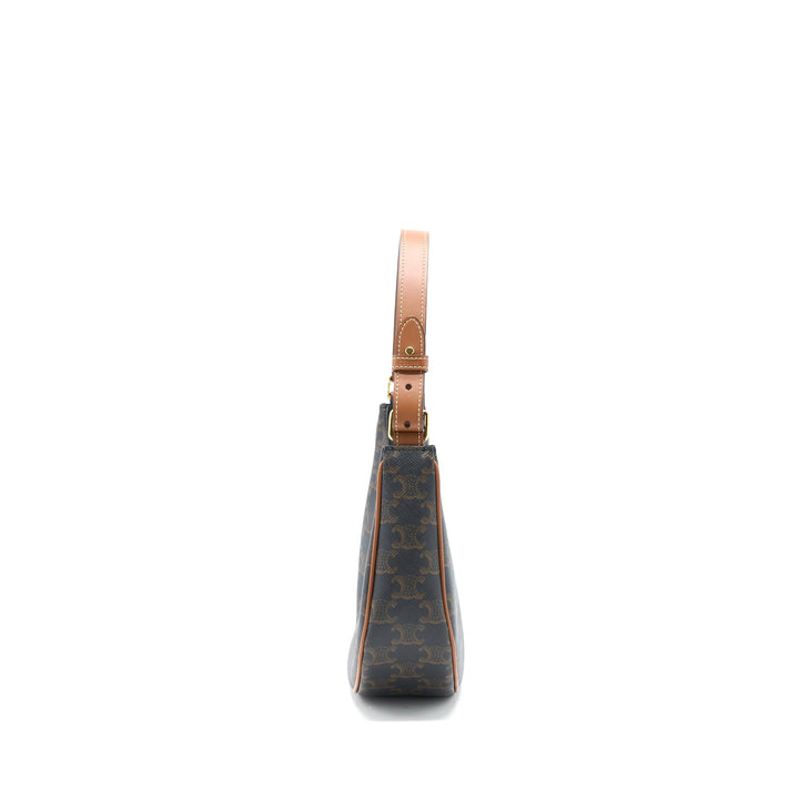 Top Quality Celine Ava Bag in Triomphe Canvas/Calfskin Tan