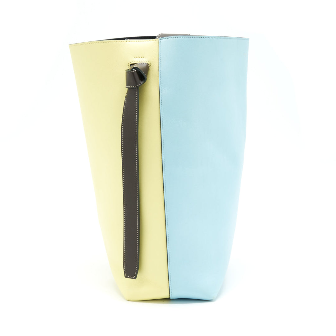 Celine Small Twisted Cabas Tote Pool/ Bergamote