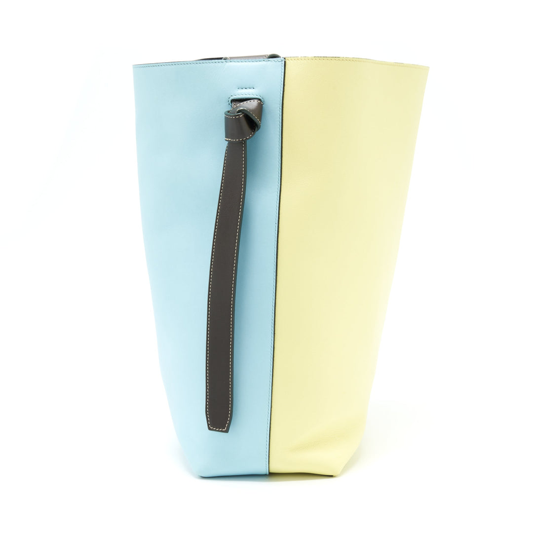 Celine Small Twisted Cabas Tote Pool/ Bergamote