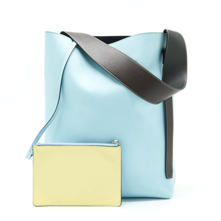 Top Quality Celine Small Twisted Cabas Tote Pool/ Bergamote