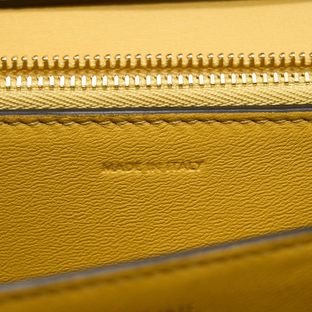 Celine Medium Box Lizard Natural Brushed