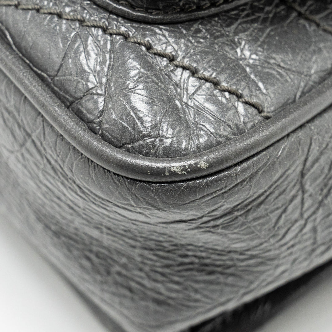 Saint Laurent Niki Baby calfskin grey SHW